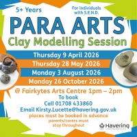 Para Arts Clay Modelling Session